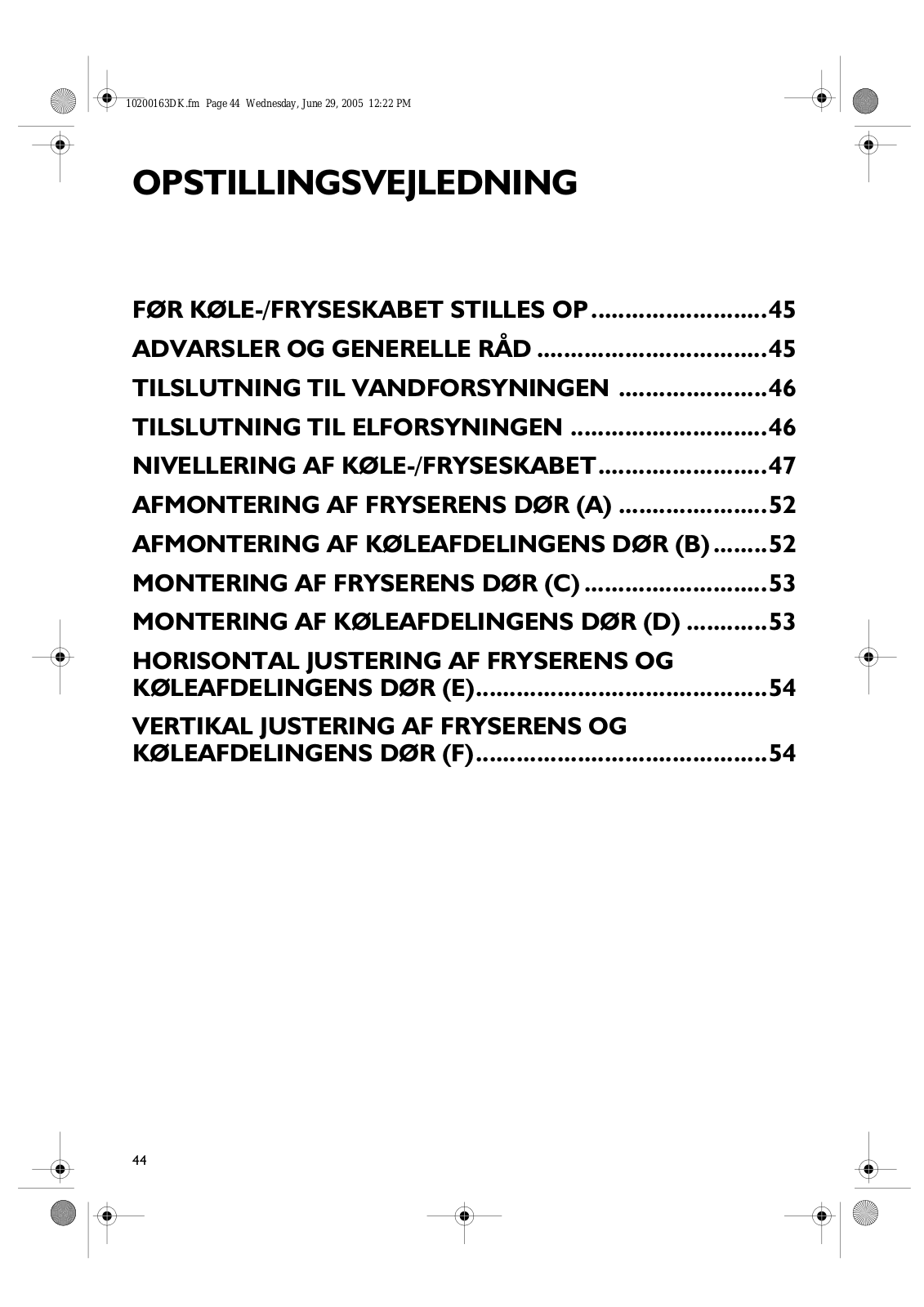 Whirlpool CFS 841 S Installation guide