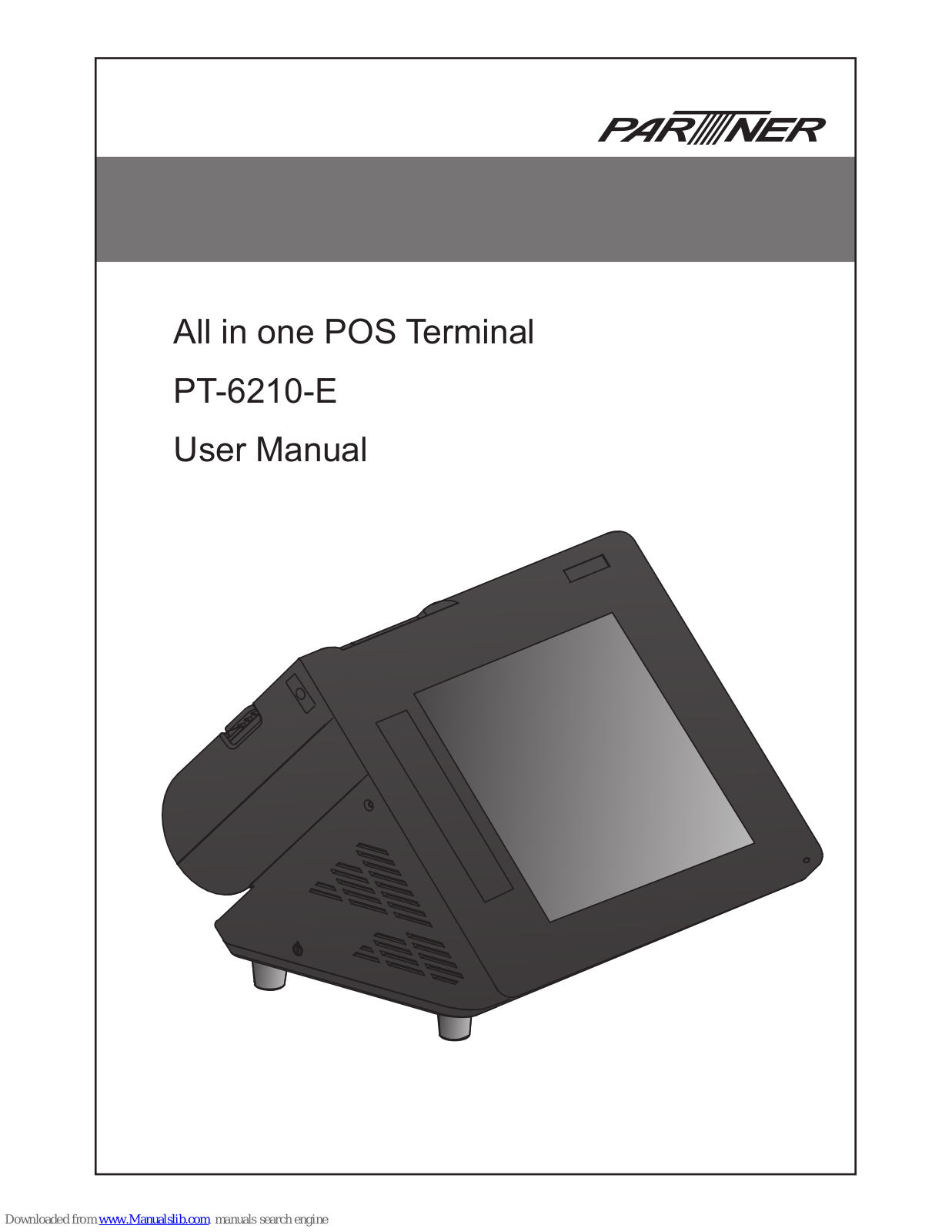Partner PT-6210-E, PT-6215-E User Manual - ManualMachine.com