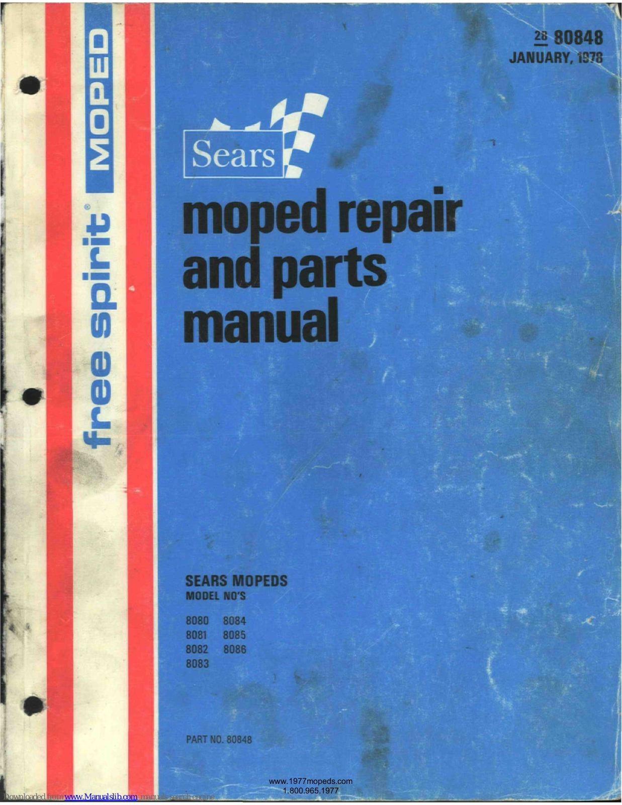 Sears Free spirit 8080,Free spirit 8084,Free spirit 8086,Free spirit 8083,Free spirit 8081,Free spirit 8085,Free spirit 8082 Repair Manual