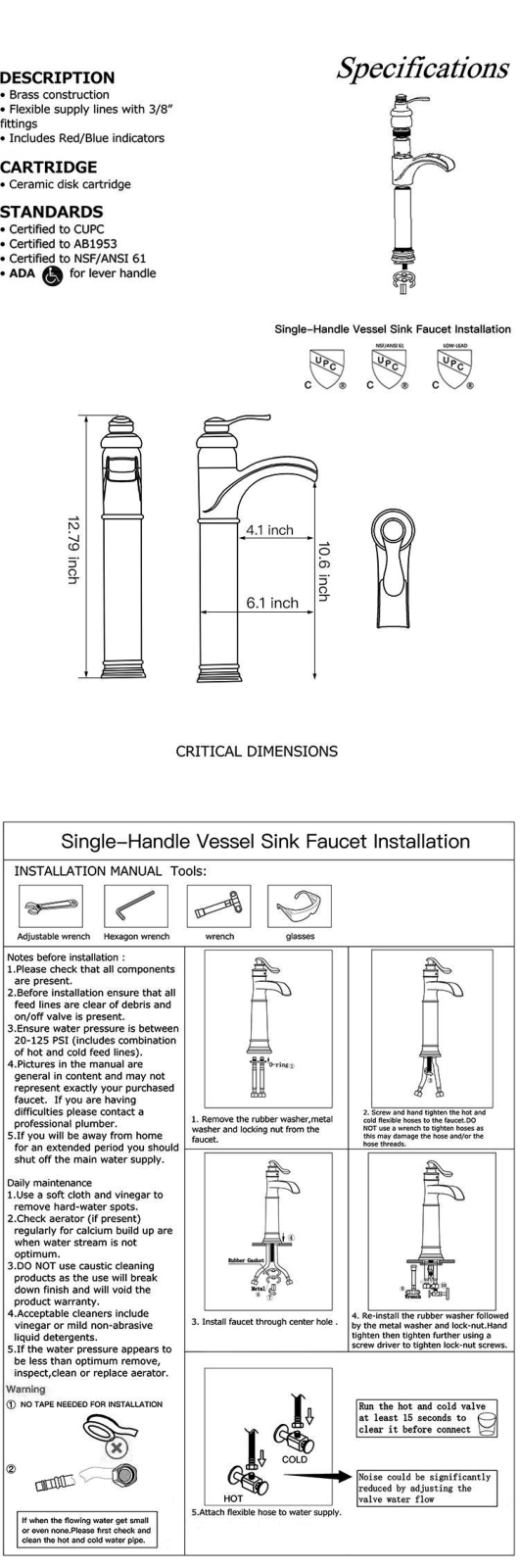 VIBRANTBATH VBTH1003 Installation & Assembly - ManualMachine.com