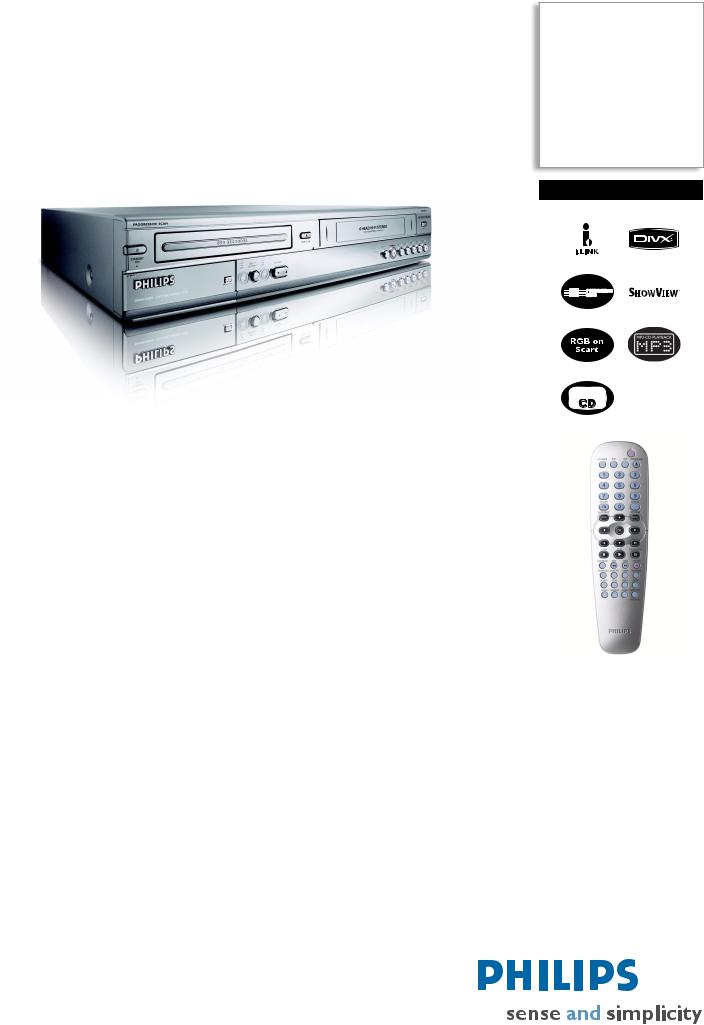Philips DVDR3320V/02 product sheet