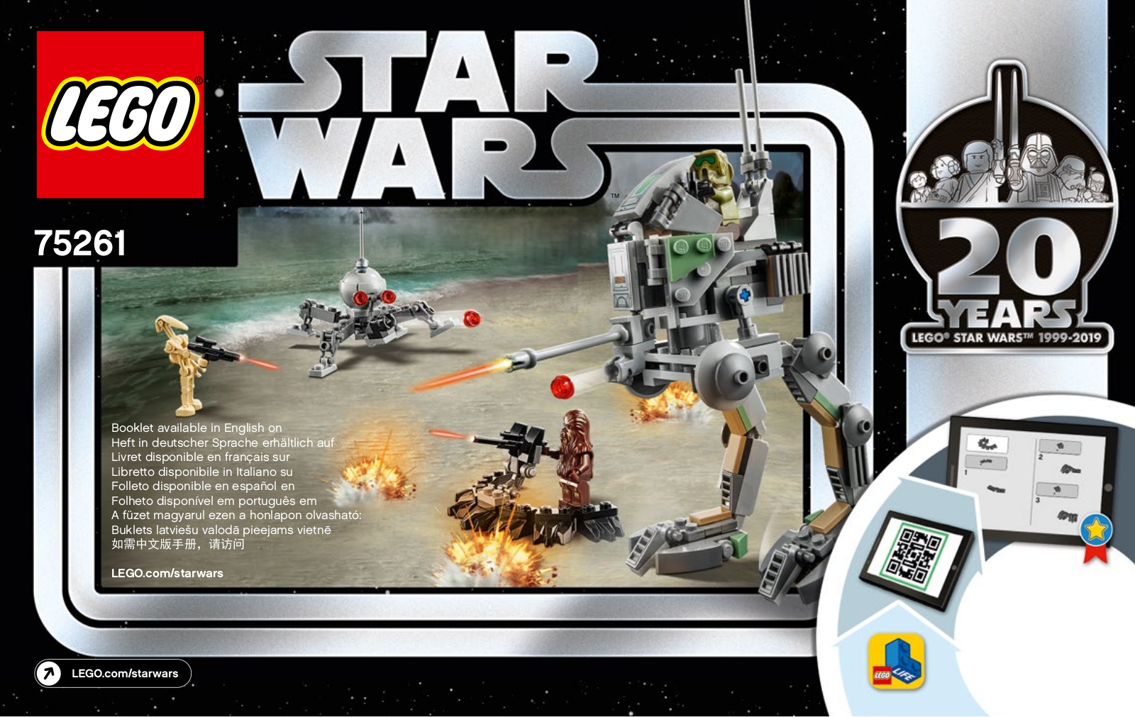 LEGO Star Wars Episoden I-VI - Clone Scout Walker 20 Jahre Instructions