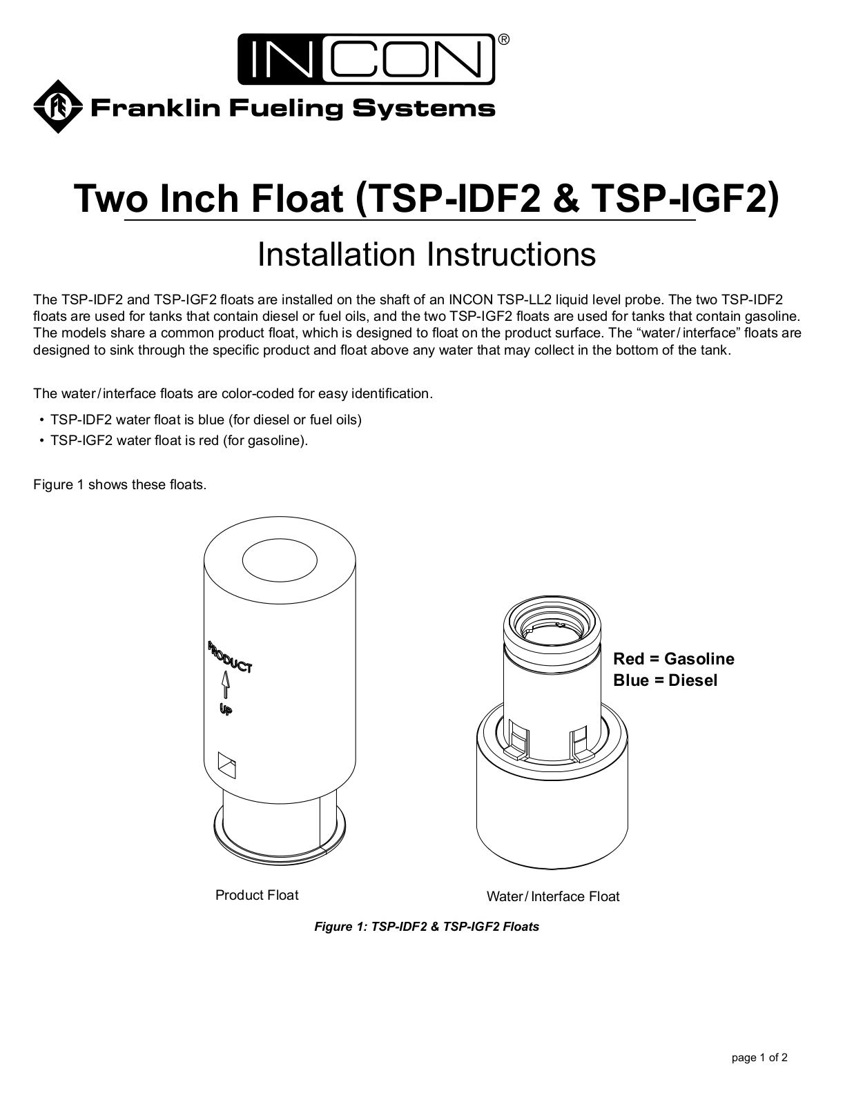 Franklin Fueling Systems TSP-IGF2 User Manual