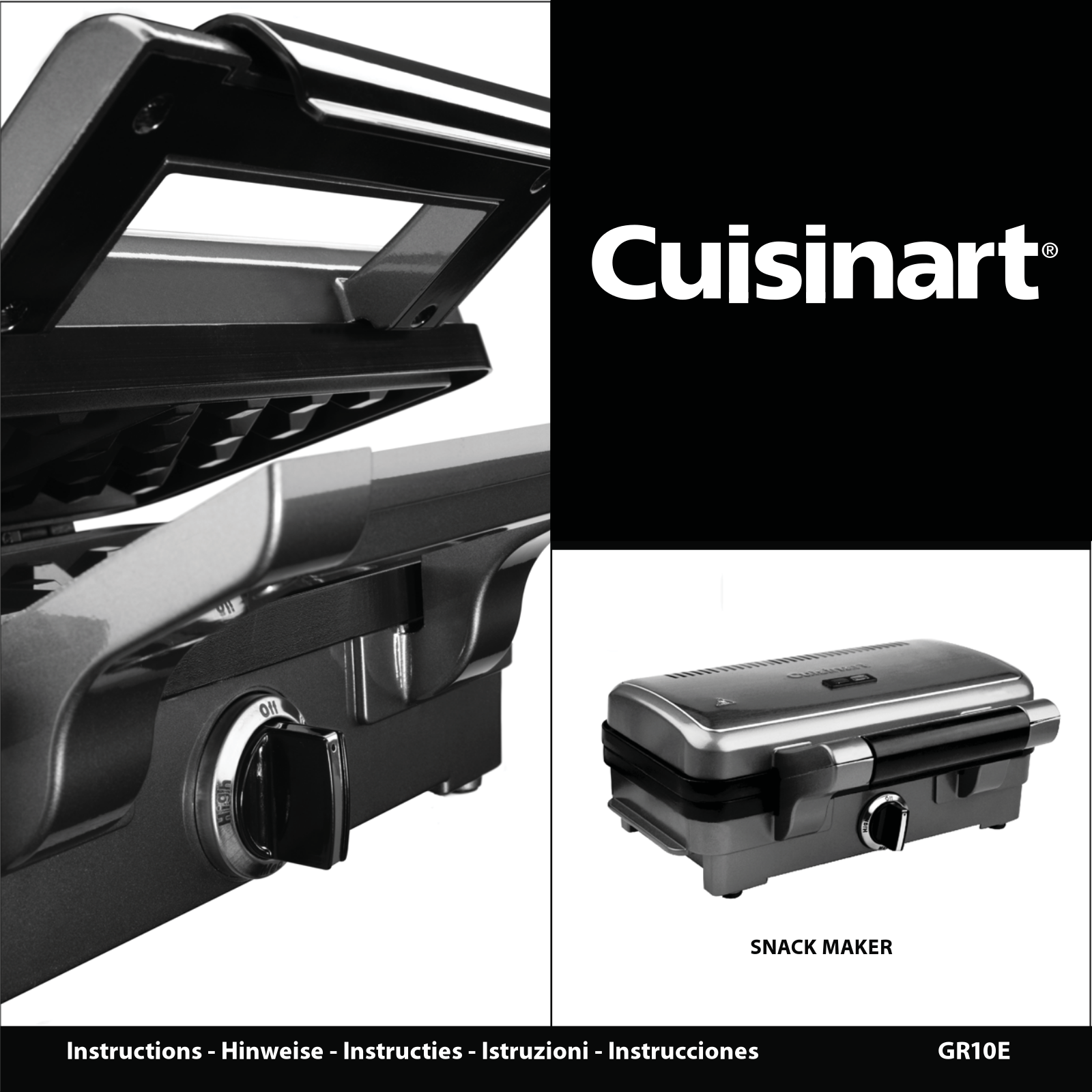 CUISINART GR10E User Manual