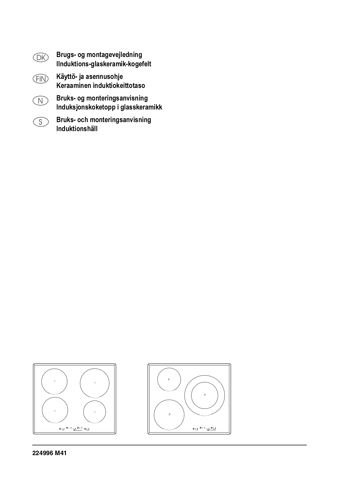 Smeg SE2631ID, SE2644ID User Manual