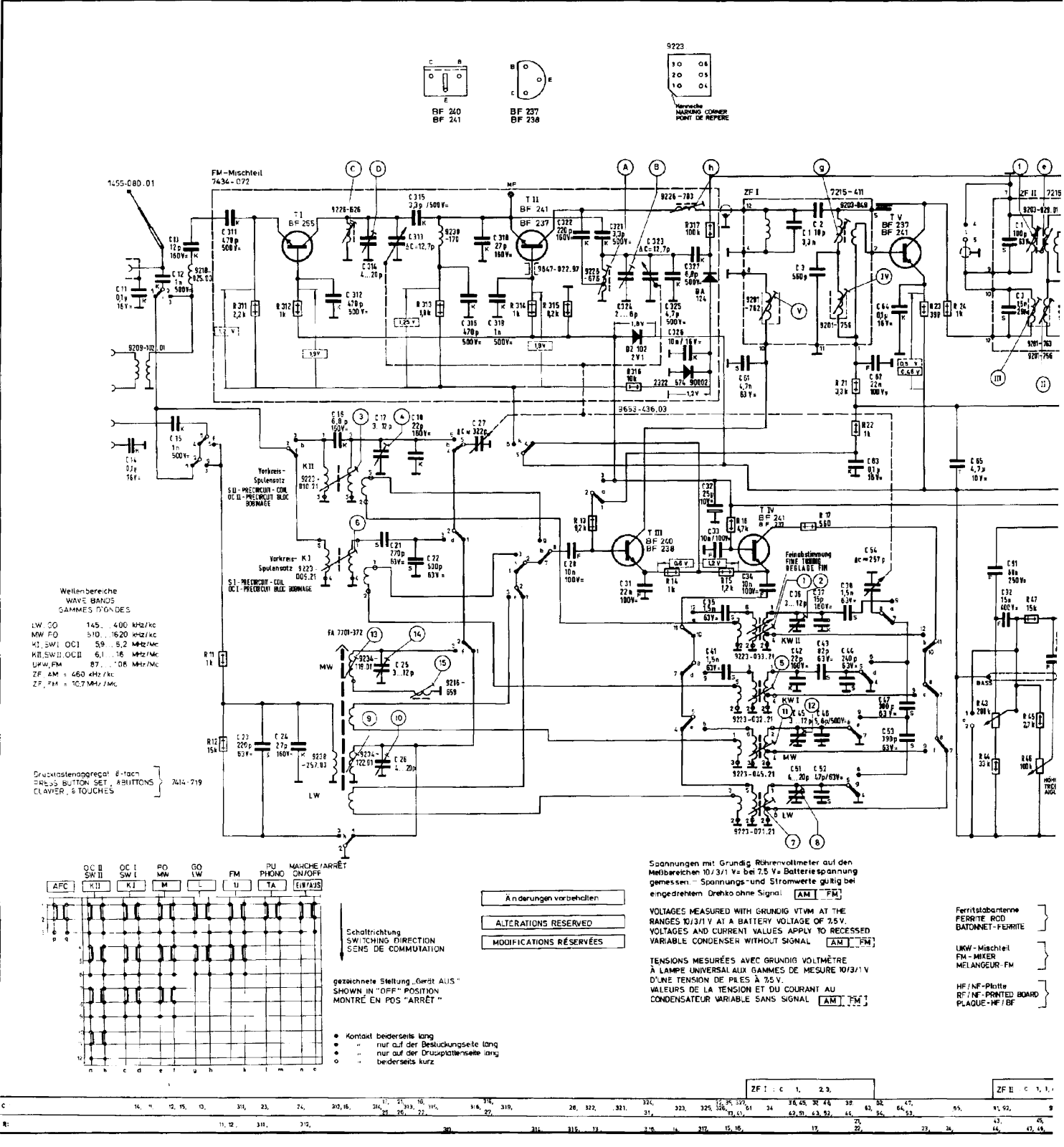 Grundig Concert-Boy-209 Schematic