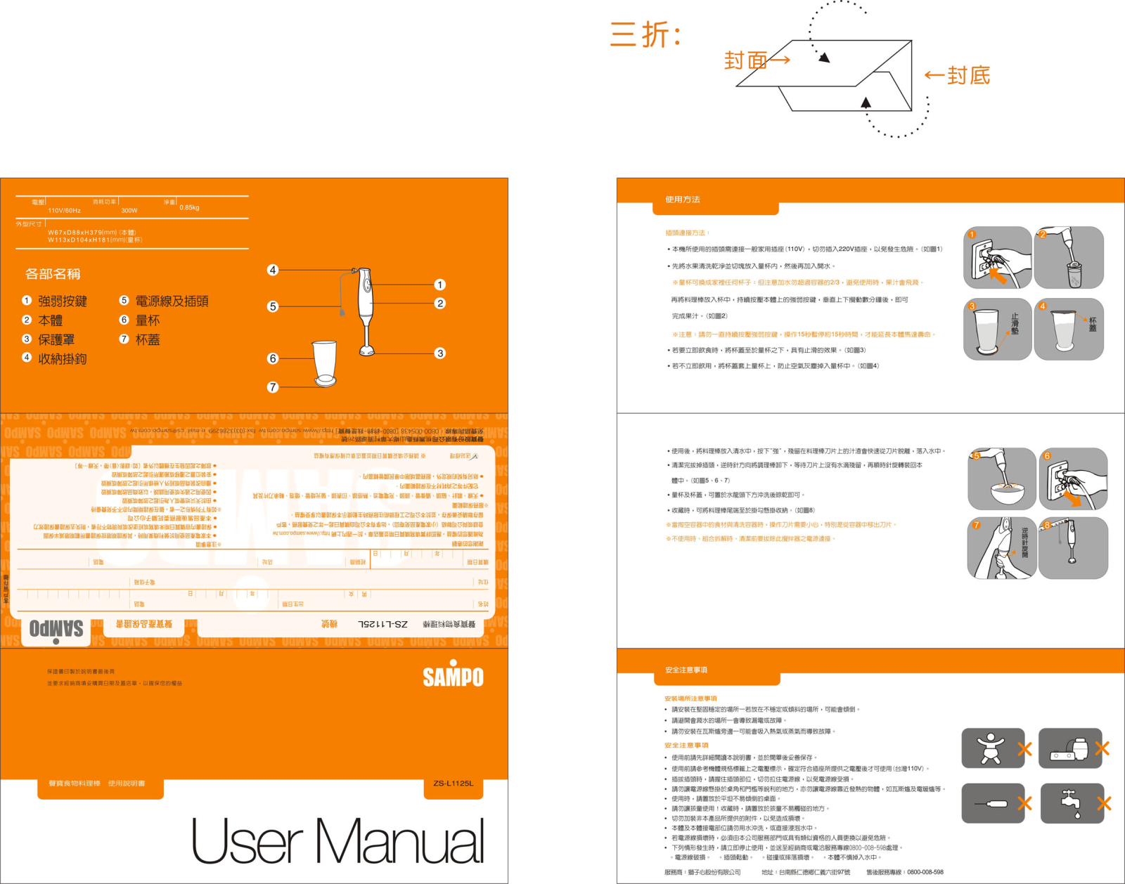 SAMPO ZS-L1125L User Manual