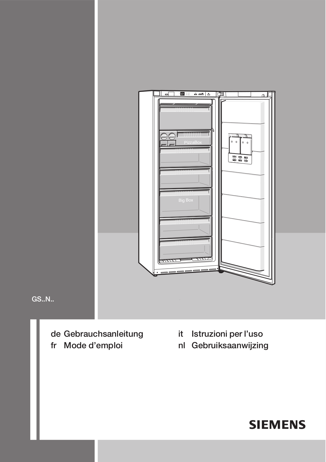 SIEMENS GS40NA22, GS28NA23, GS24NA23, GS34NA32, GS36NA32 User Manual