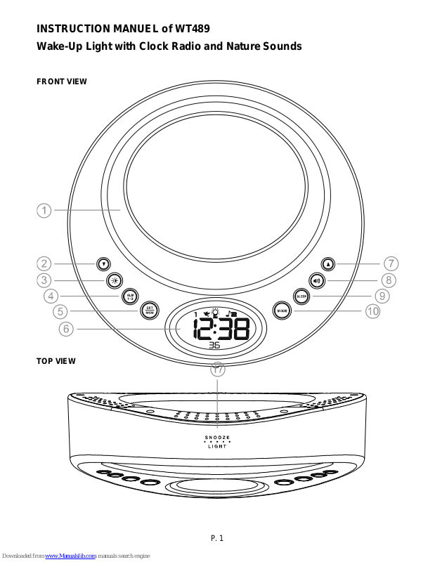 La Crosse WT489 Instruction Manual