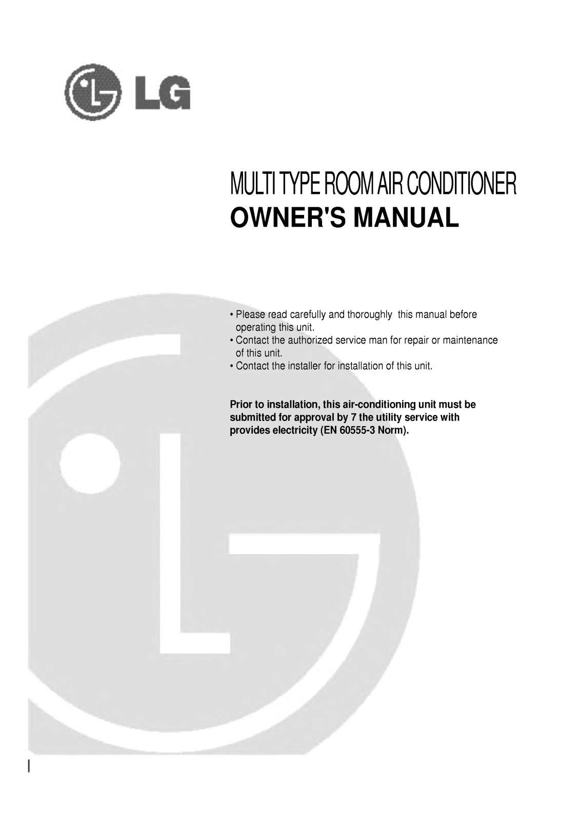 LG LM-1860CL, LM-2061CL User Manual