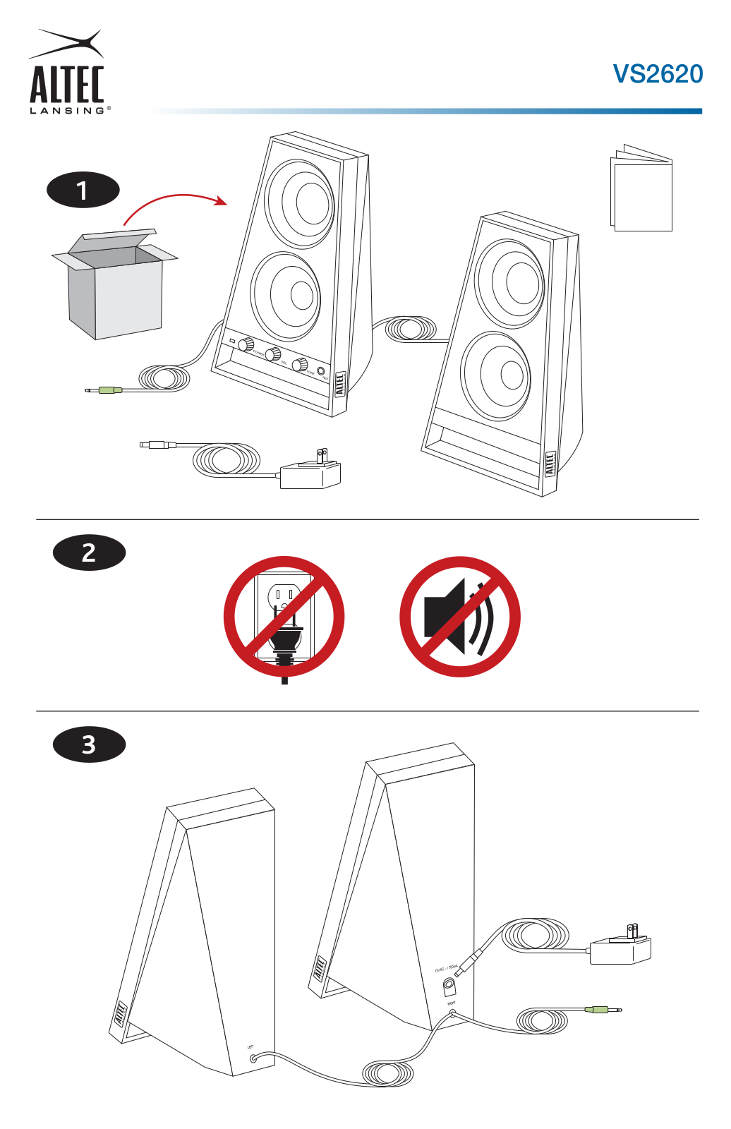 ALTEC LANSING VS2620 User Manual