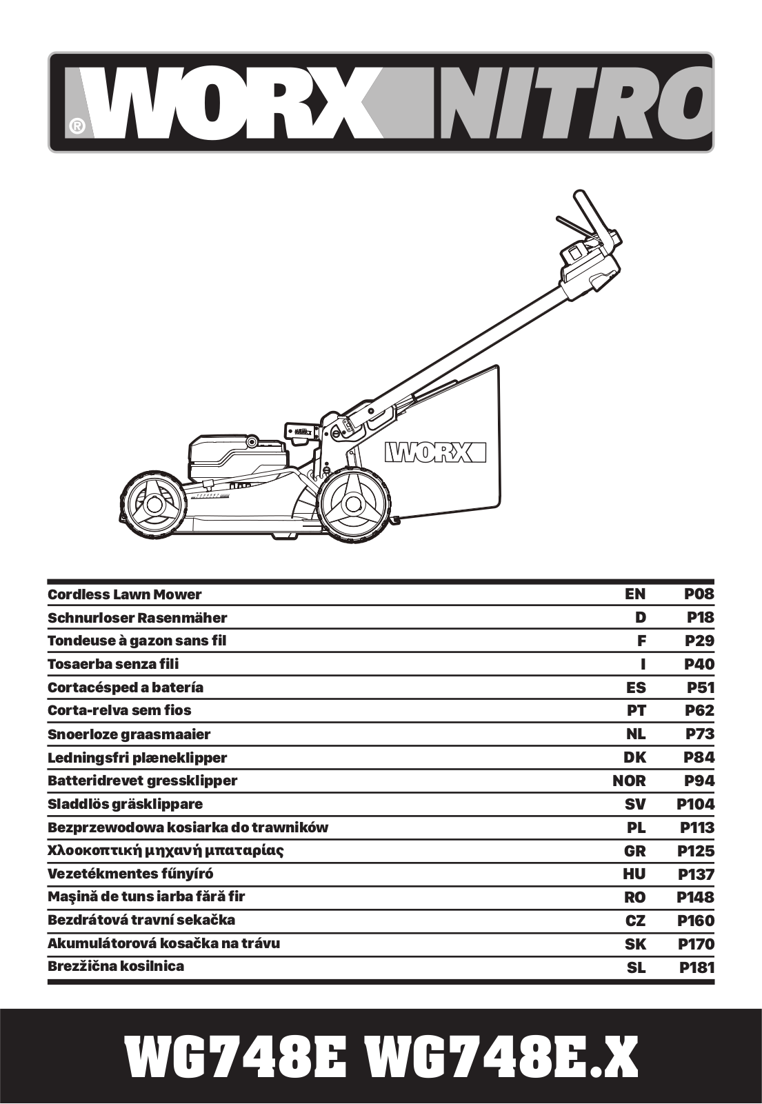 Worx WG748E, WG748E.X User guide - ManualMachine.com