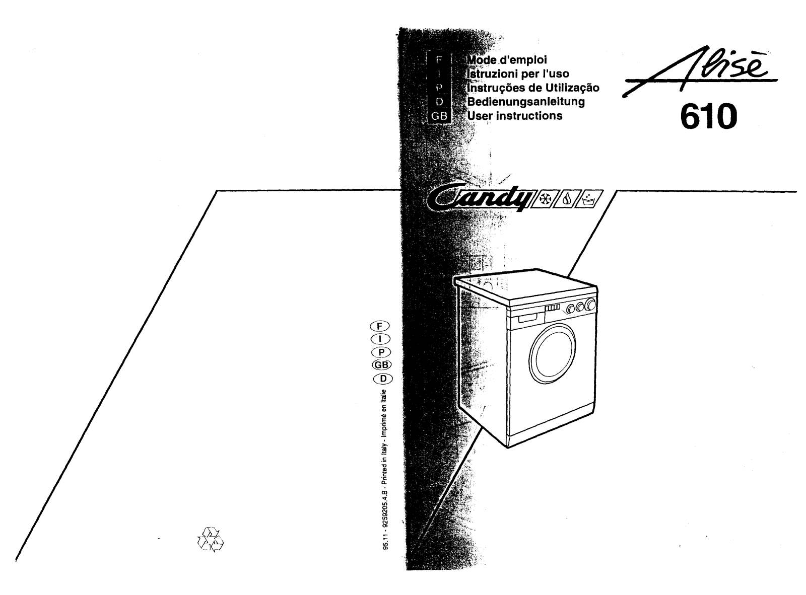 CANDY ALISE 610 User Manual