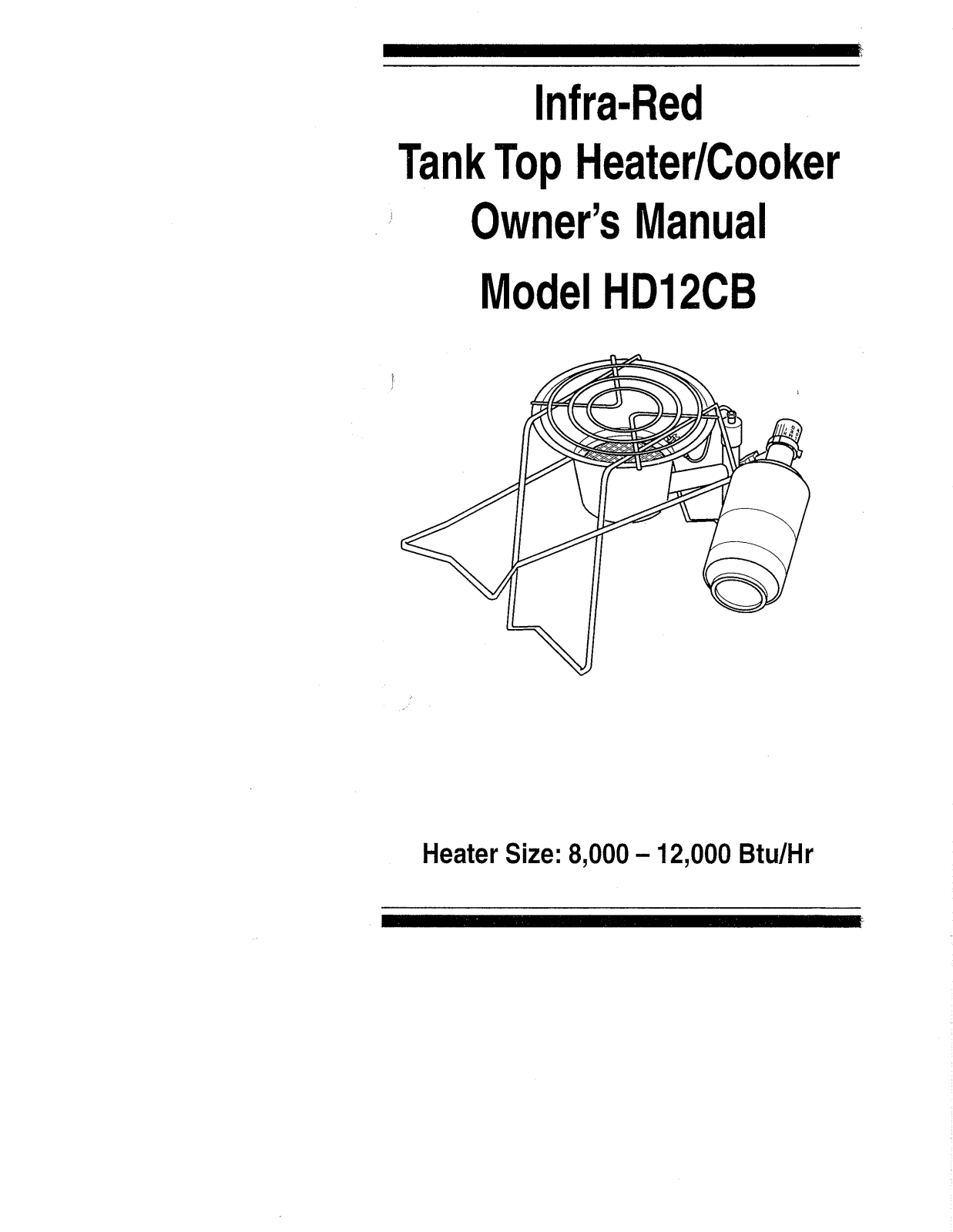 Desa Tech HD12CB Owner's Manual