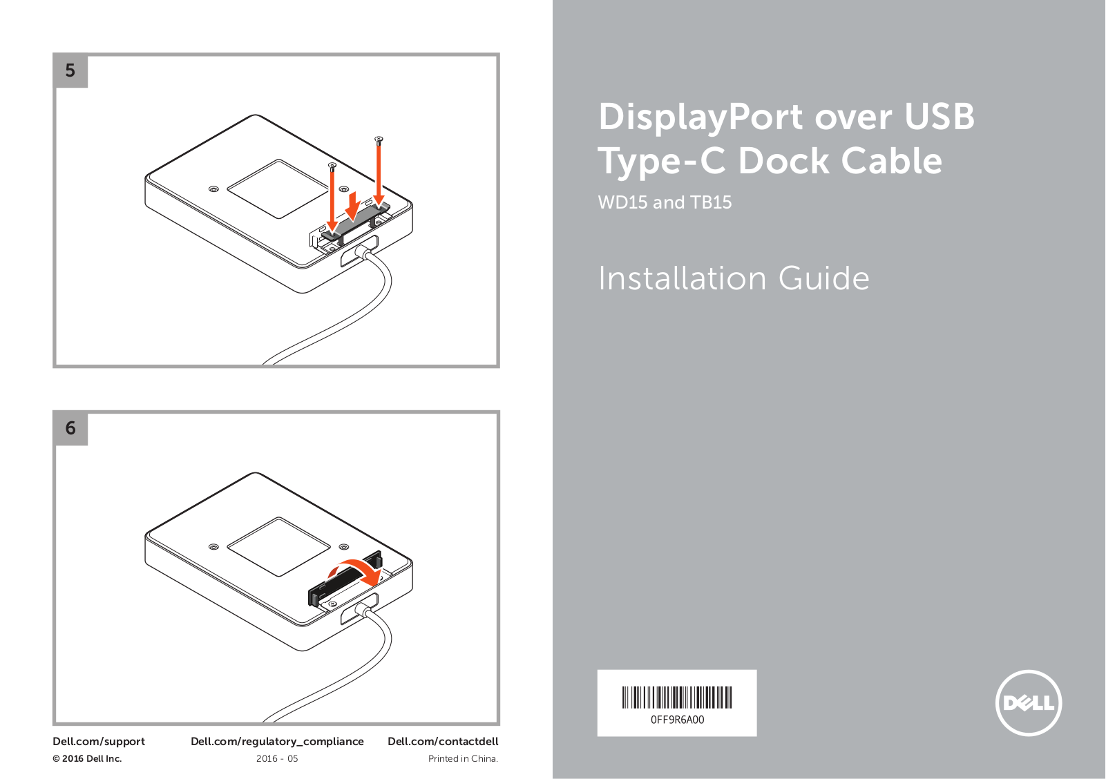 Dell Dock WD15 User Manual