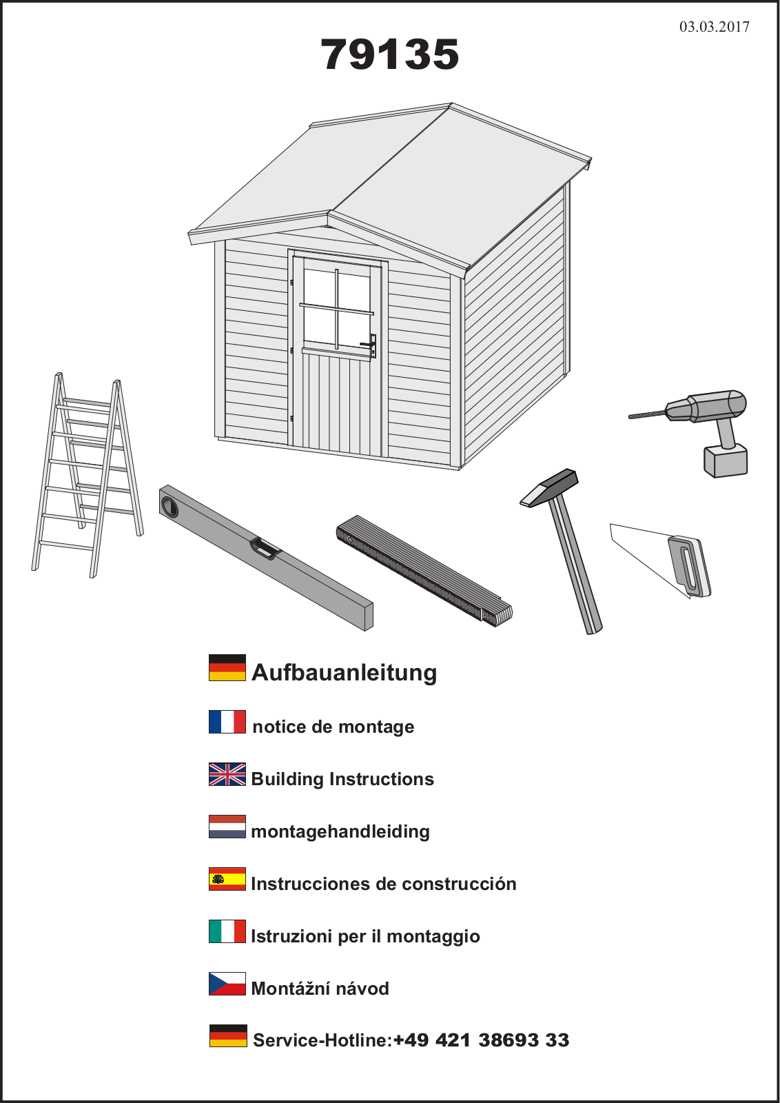 Karibu Bosse Assembly instructions