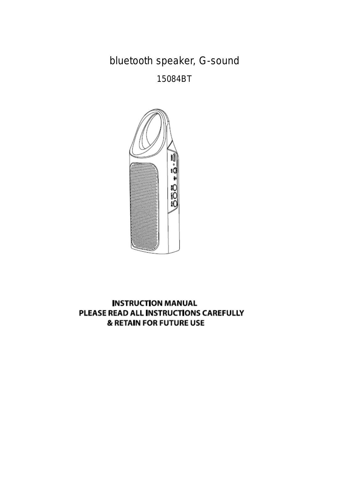 TEKSUN TECHNOLOGY 15084BT User Manual