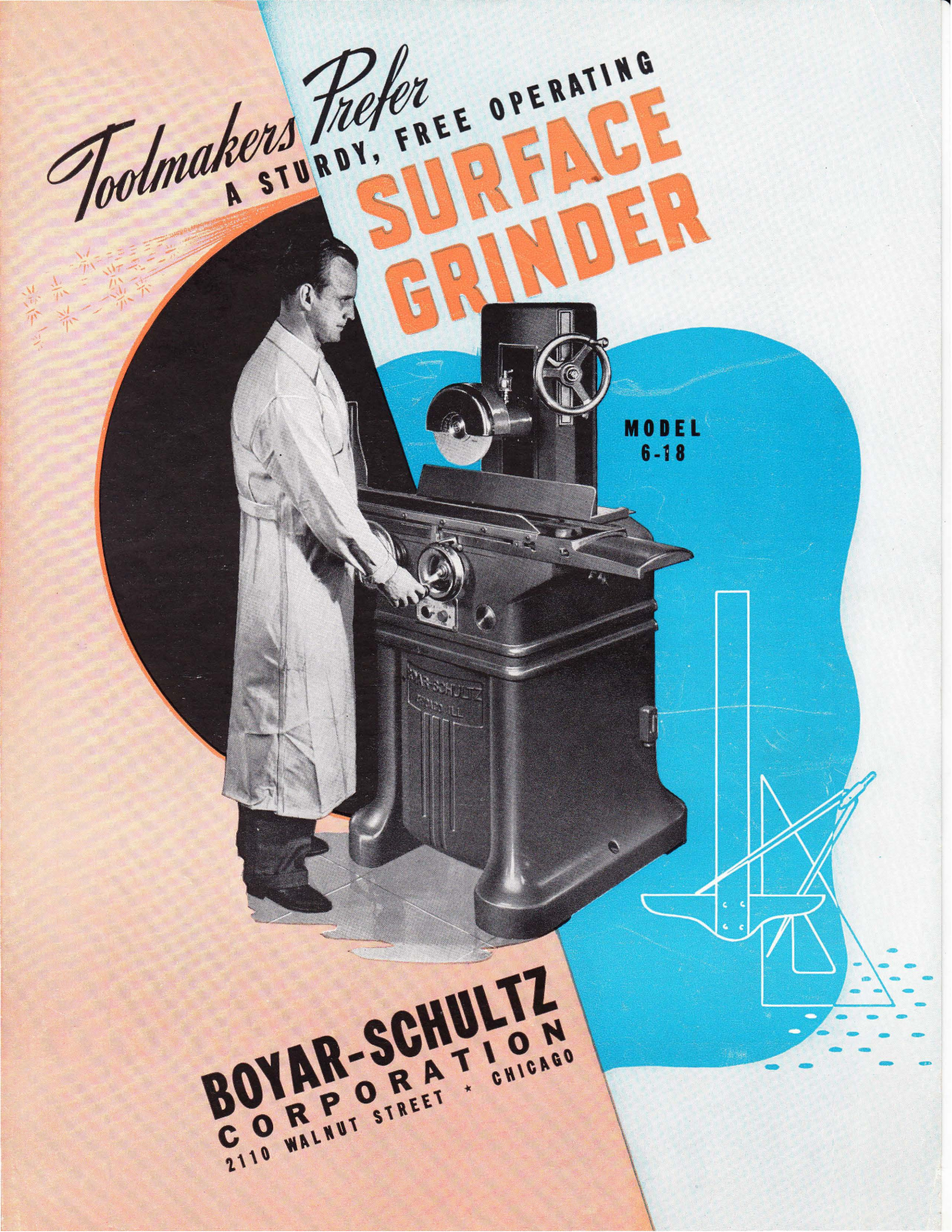 Boyar Schultz Boyar-Schultz Model 6-18 Surface Grinder Brochure Brochure - ManualMachine.com