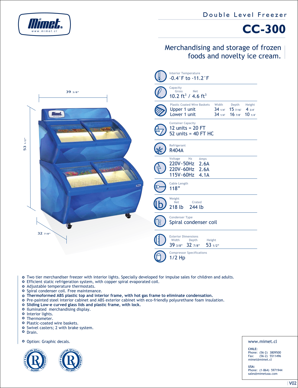 Mimet CC-300 User Manual