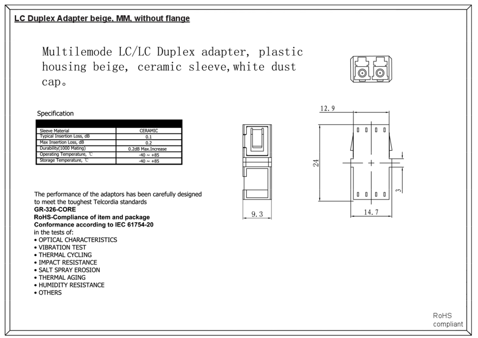 Intellinet ILWL-ADAP-KEYLC Drawing - ManualMachine.com
