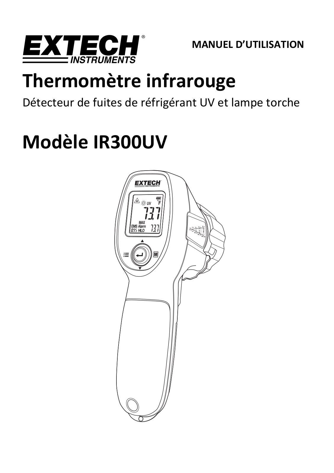 Extech IR300UV User Manual