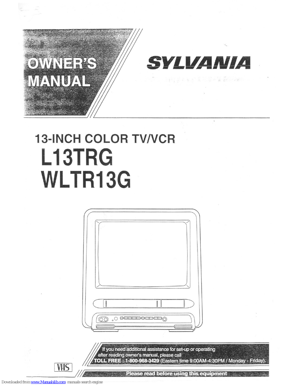 Sylvania L13TRG Owner's Manual