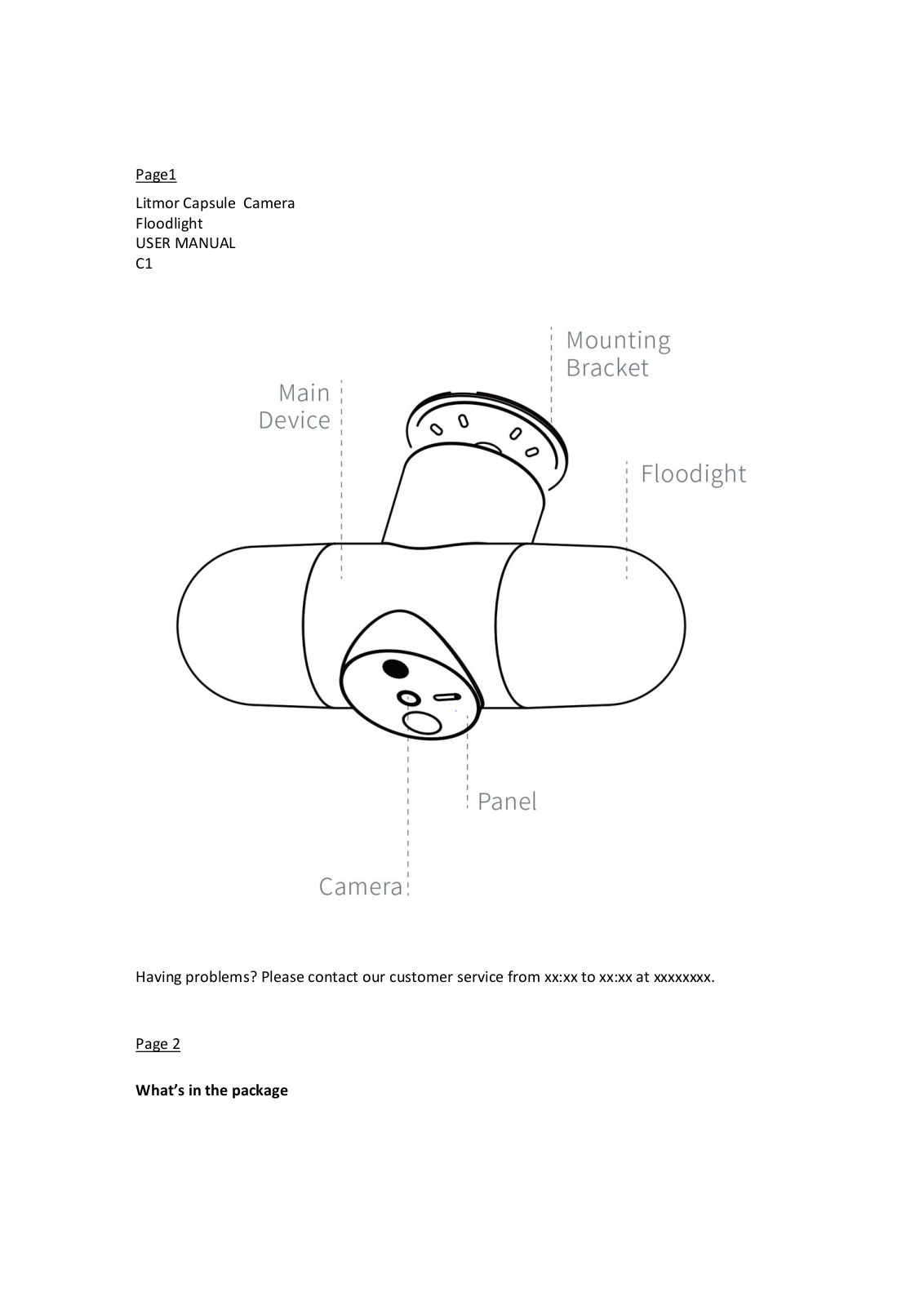 Litmor C1 Users Manual - ManualMachine.com