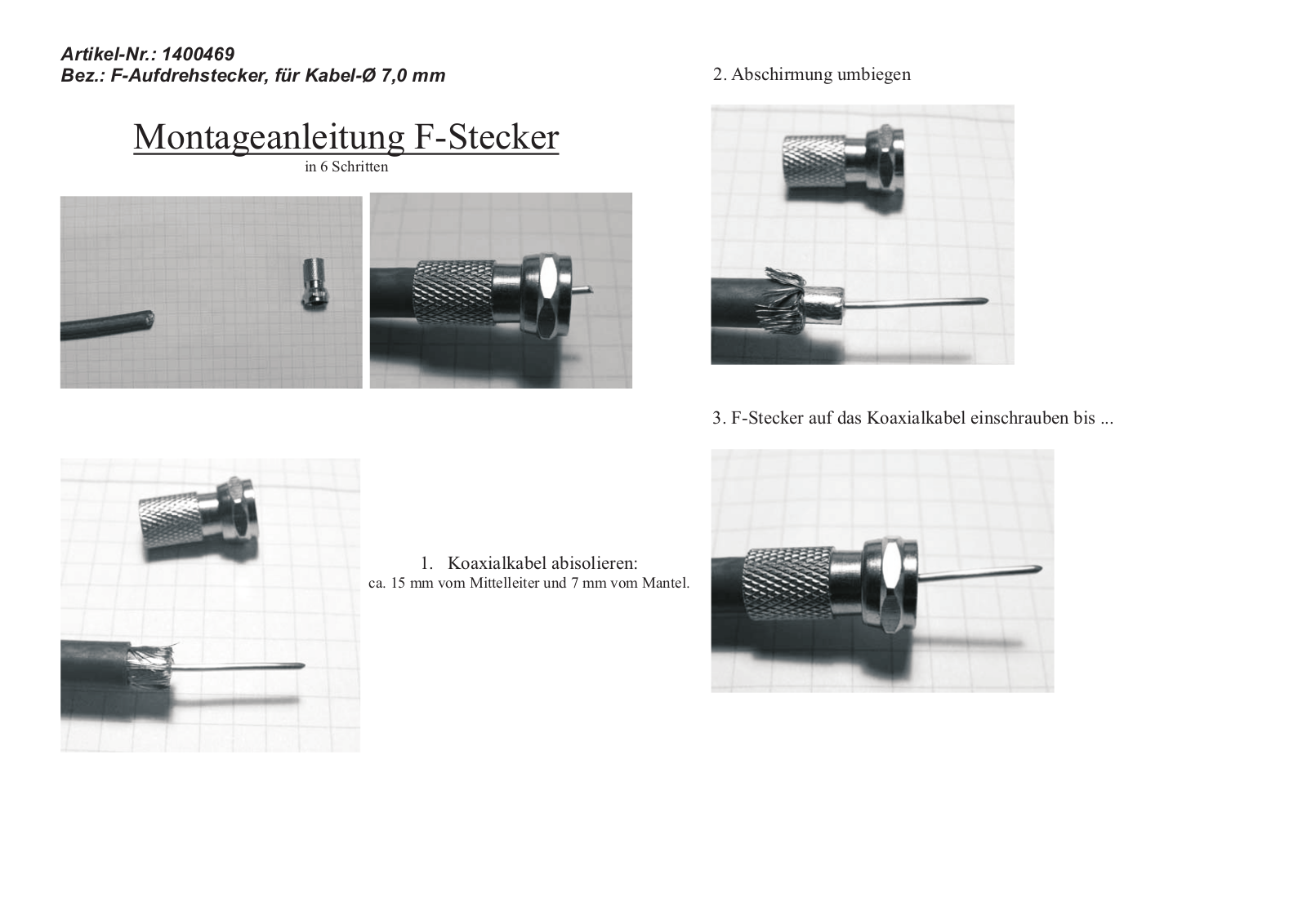 Renkforce 1400469 Operating Instructions