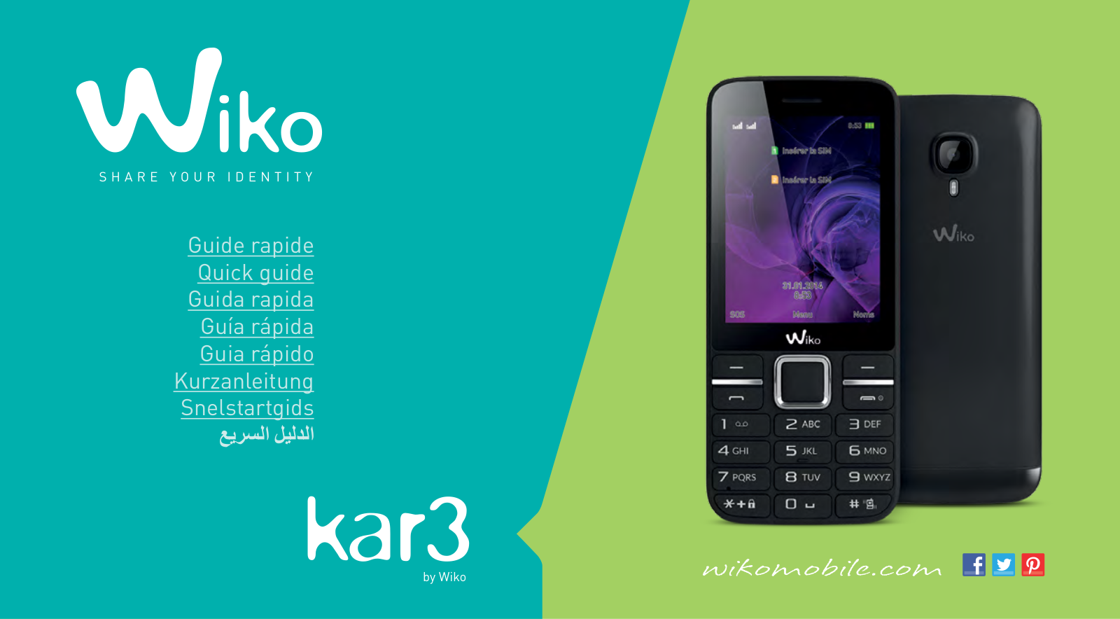 Wiko Kar 3 User Manual