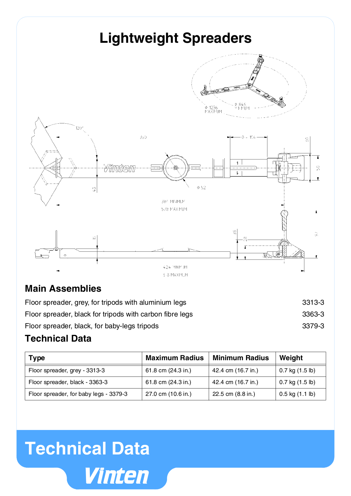 Vinten 3363-3 Users Manual