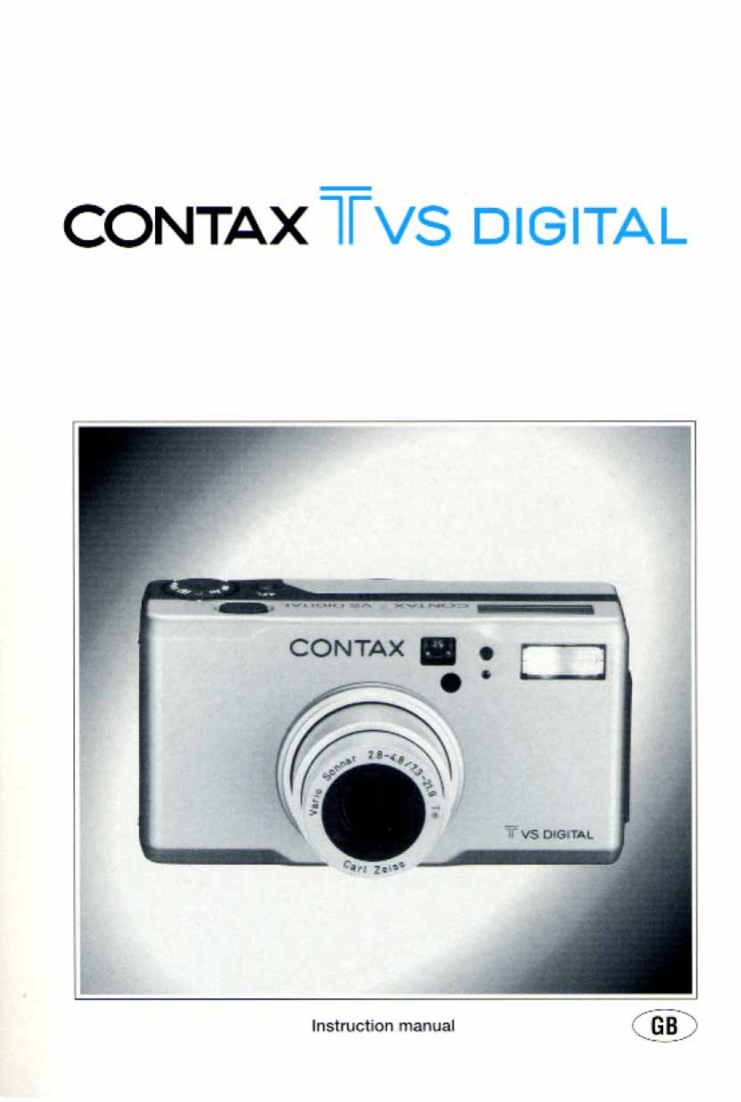 Contax TVS, TVS Digital User Manual