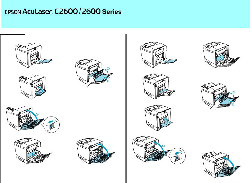 Epson ACULASER 2600 series, ACULASER C2600 series Quick start guide