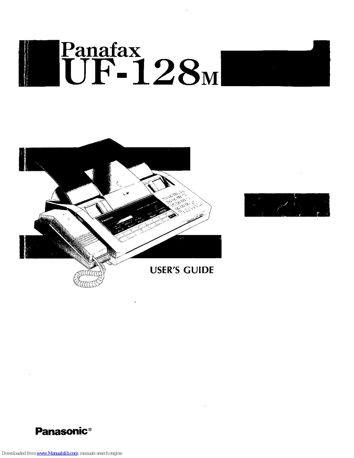 Panasonic Panafax UF-128m User Manual