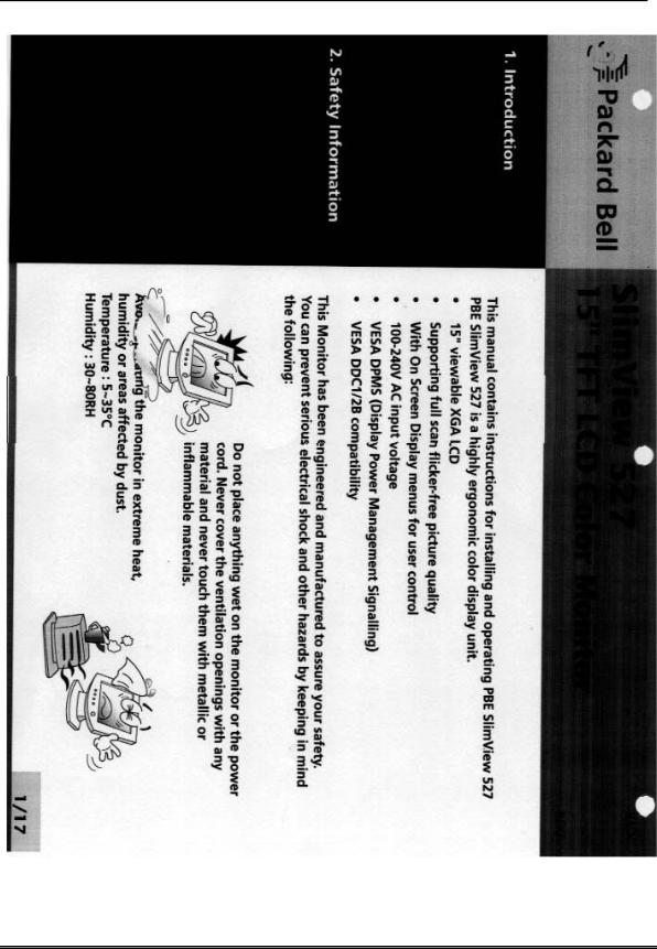 Hyundai SLIMVIEW527 Users Manual