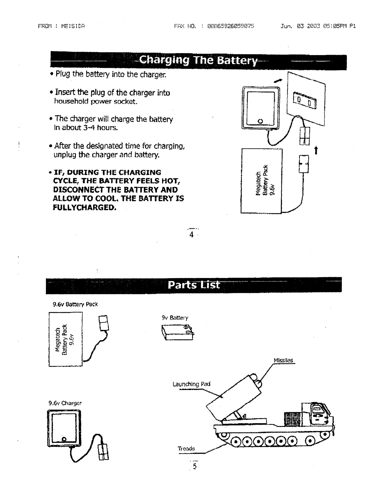 Meisida Electronic Toys MSD20031990 User Manual