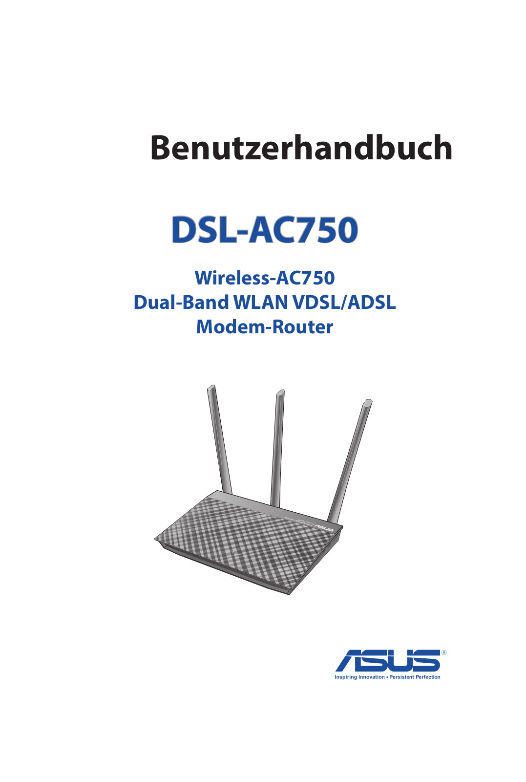 ASUS DSL-AC750 operation manual