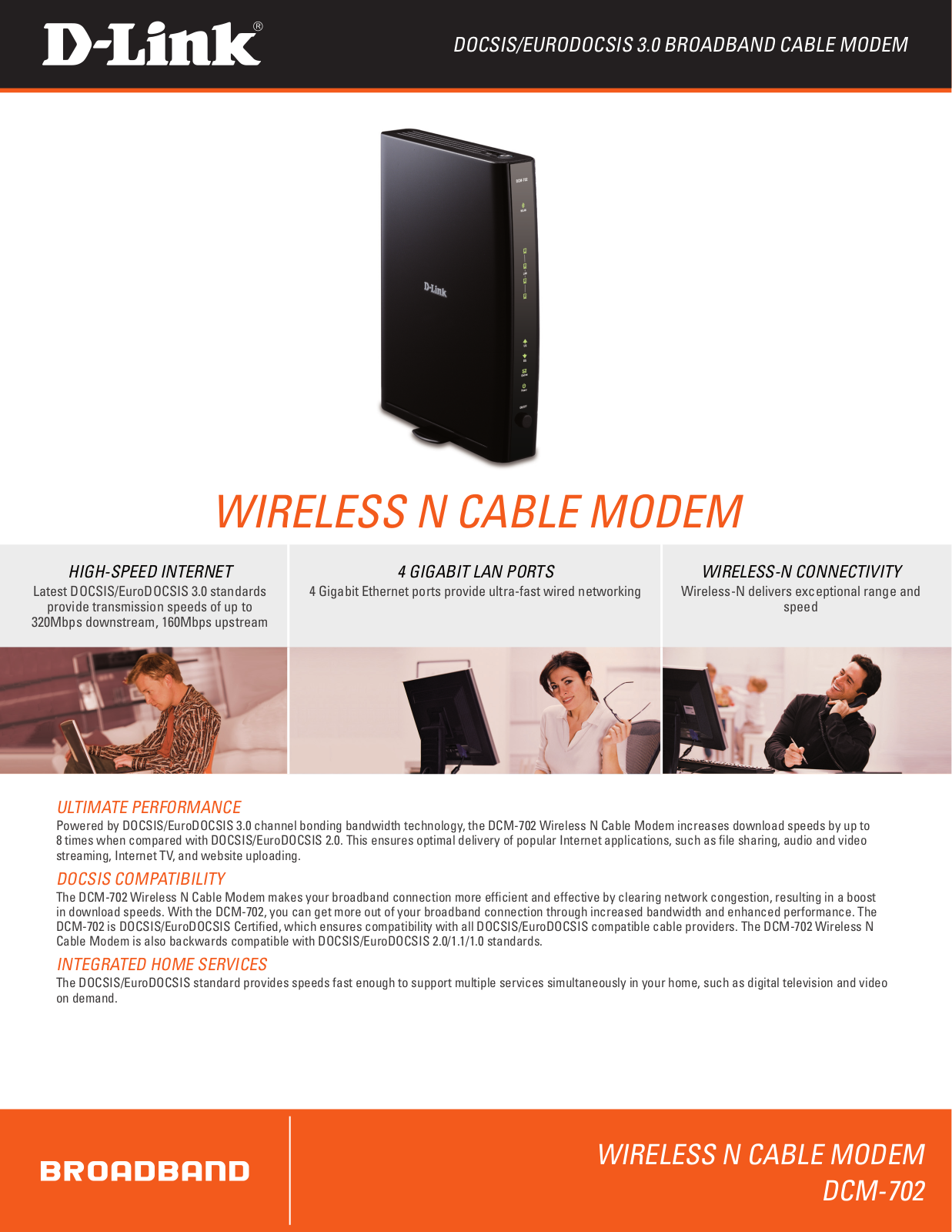 D-link DCM-702 BROCHURE