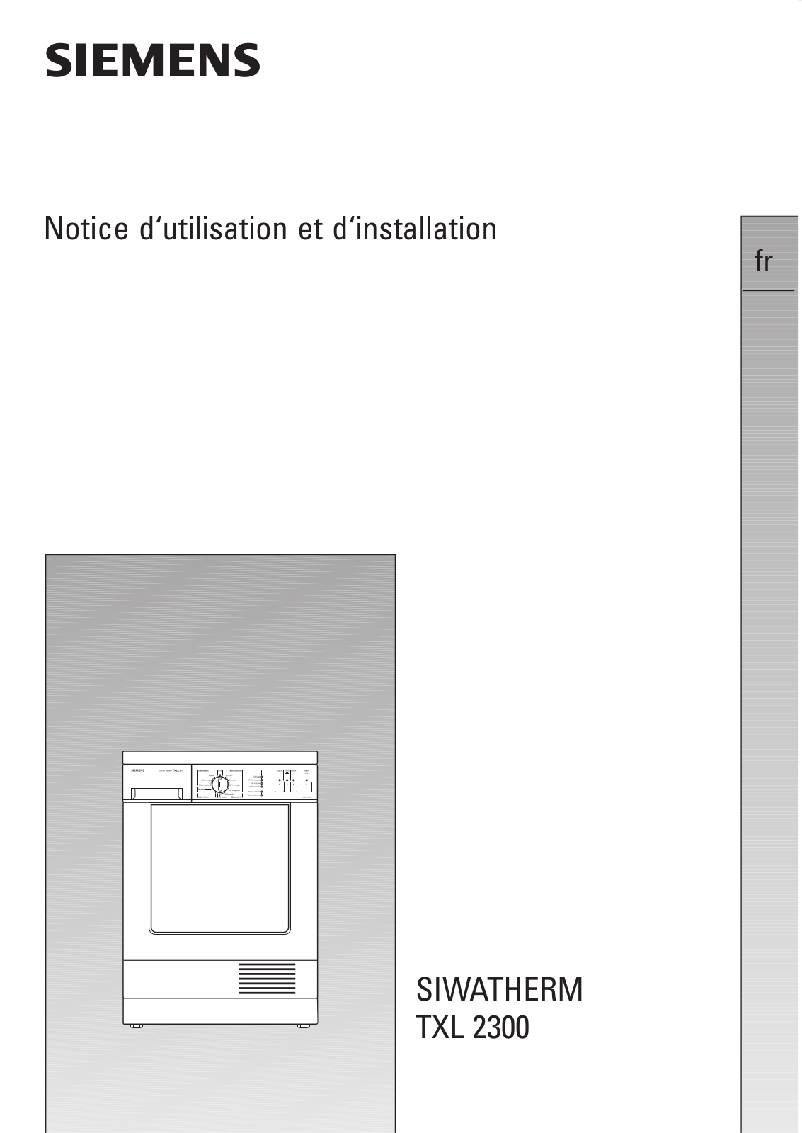 SIEMENS WTXL 2300 User Manual