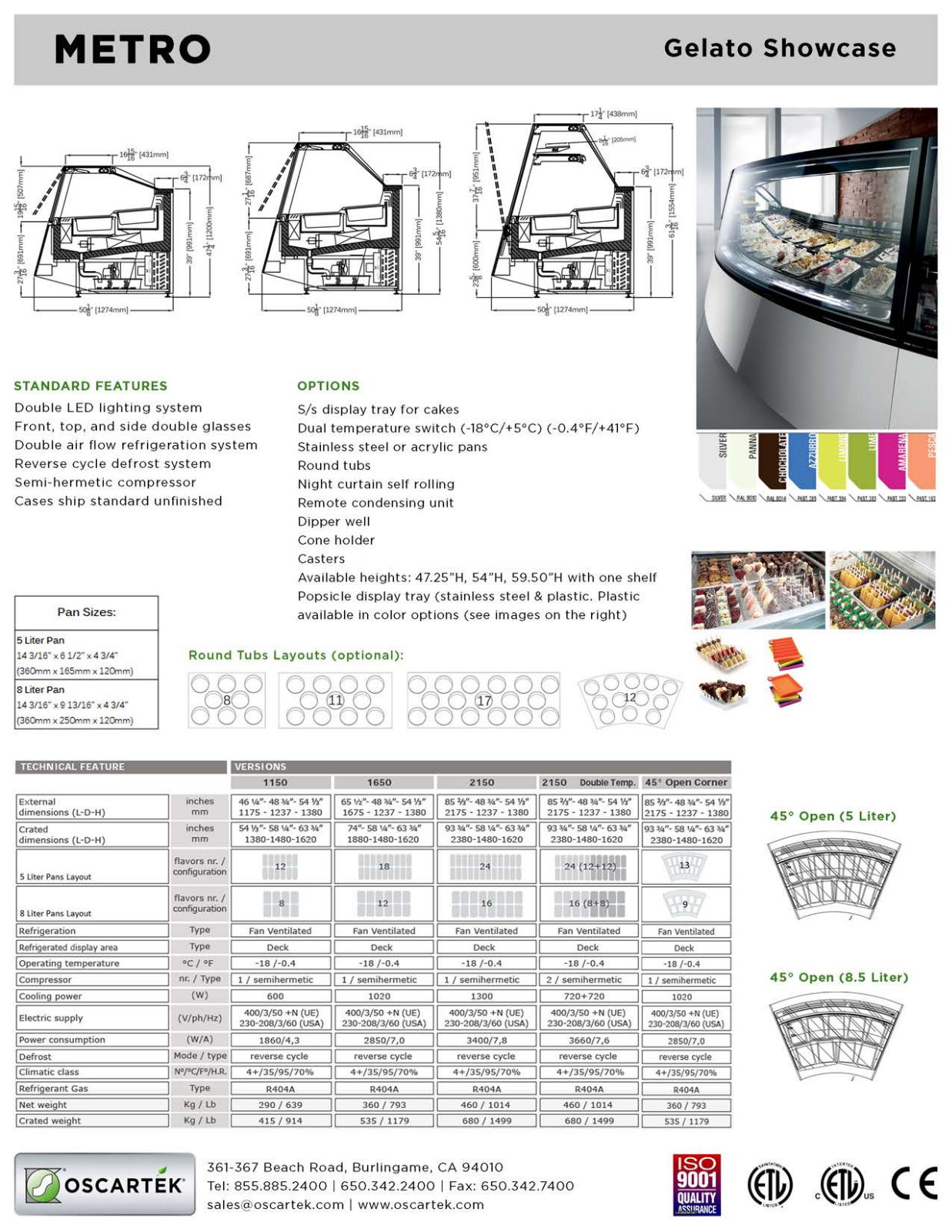 Oscartek METRO G1150 User Manual