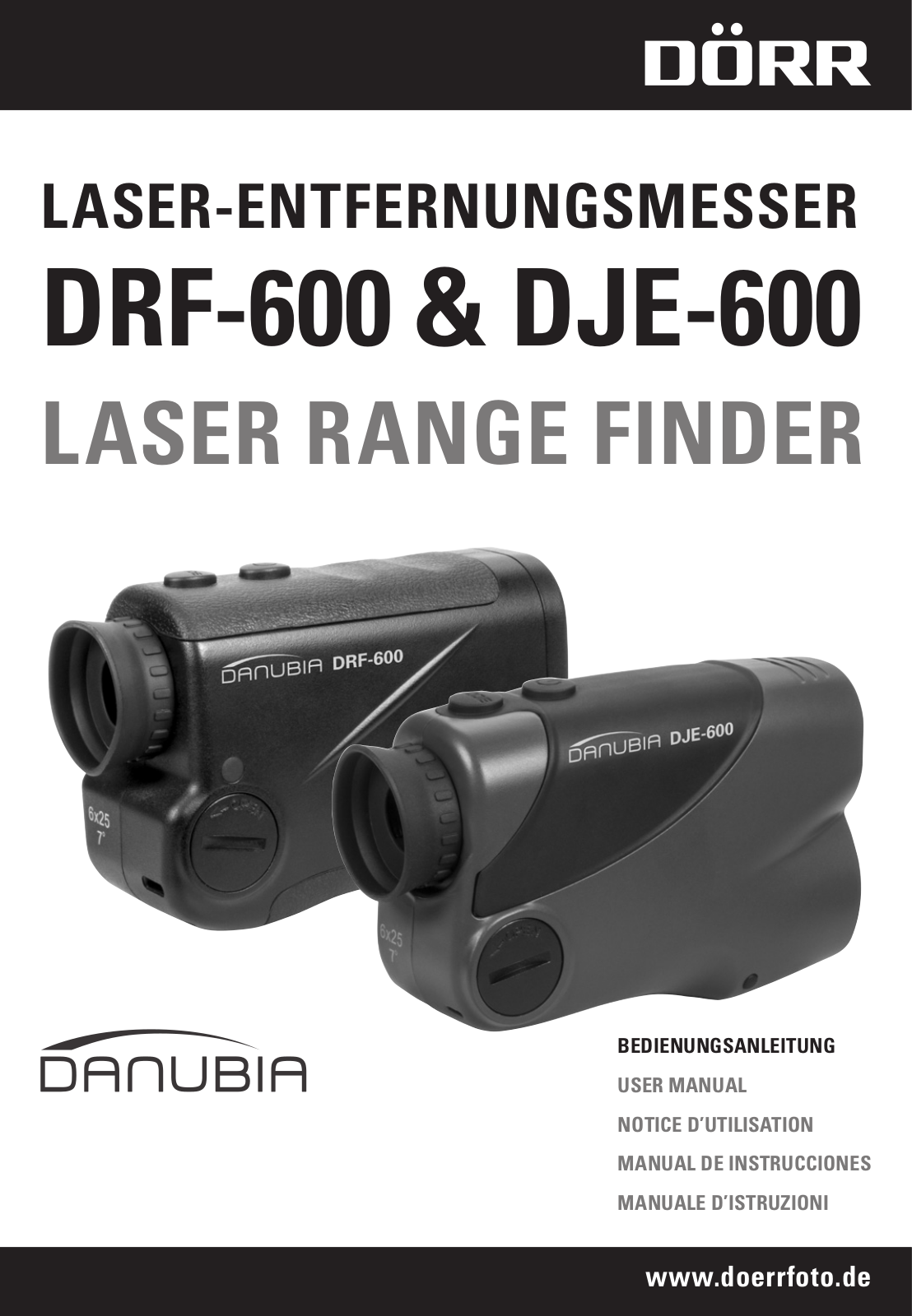 Danubia DRF-600, DJE-600 User Manual