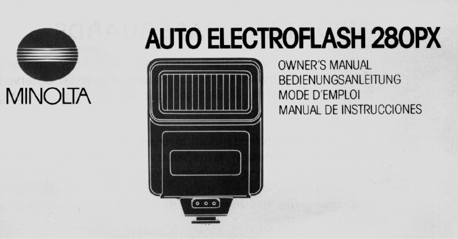 KONICA MINOLTA 280PX Service Manual