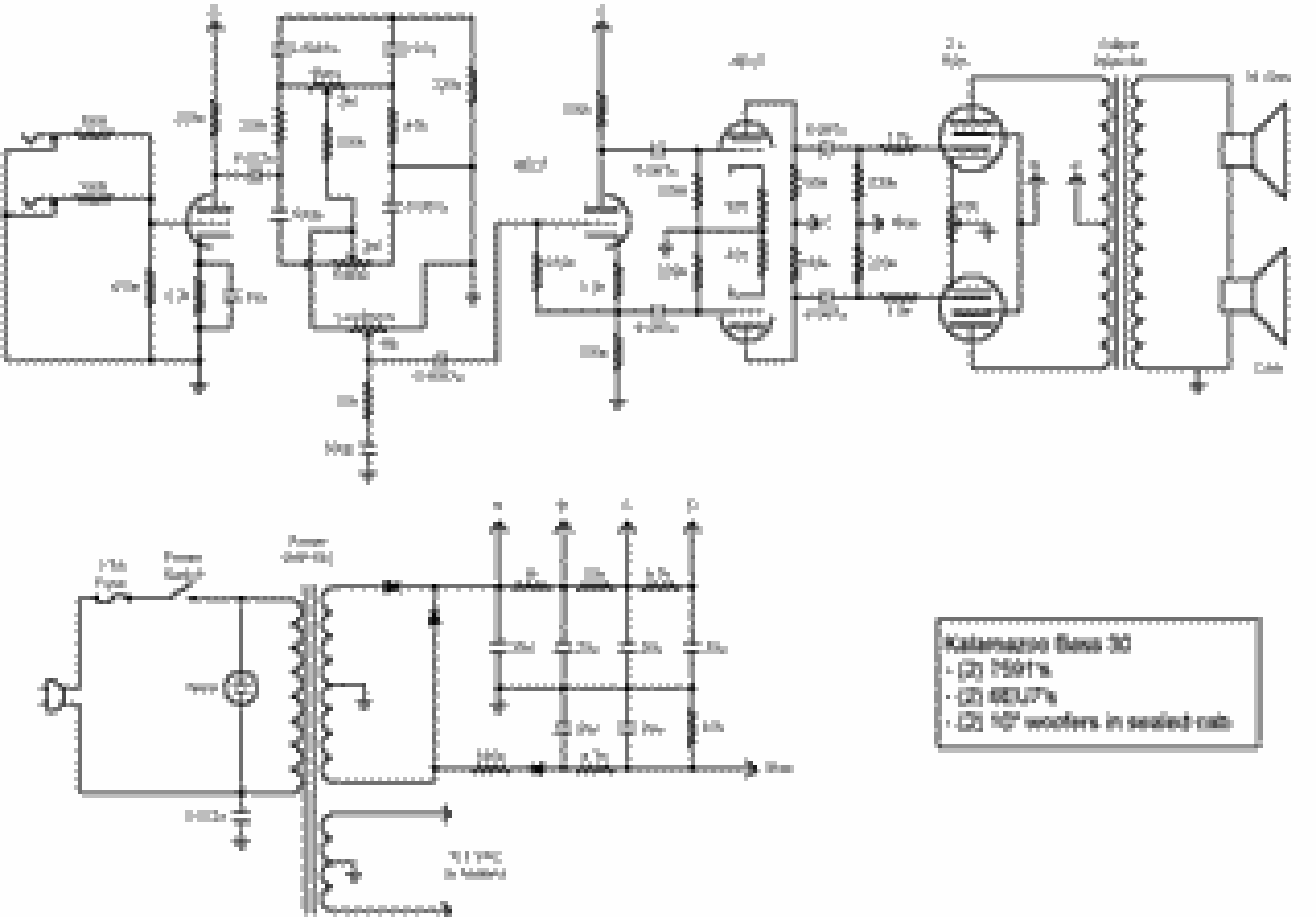 Kalamazoo 30 schematic