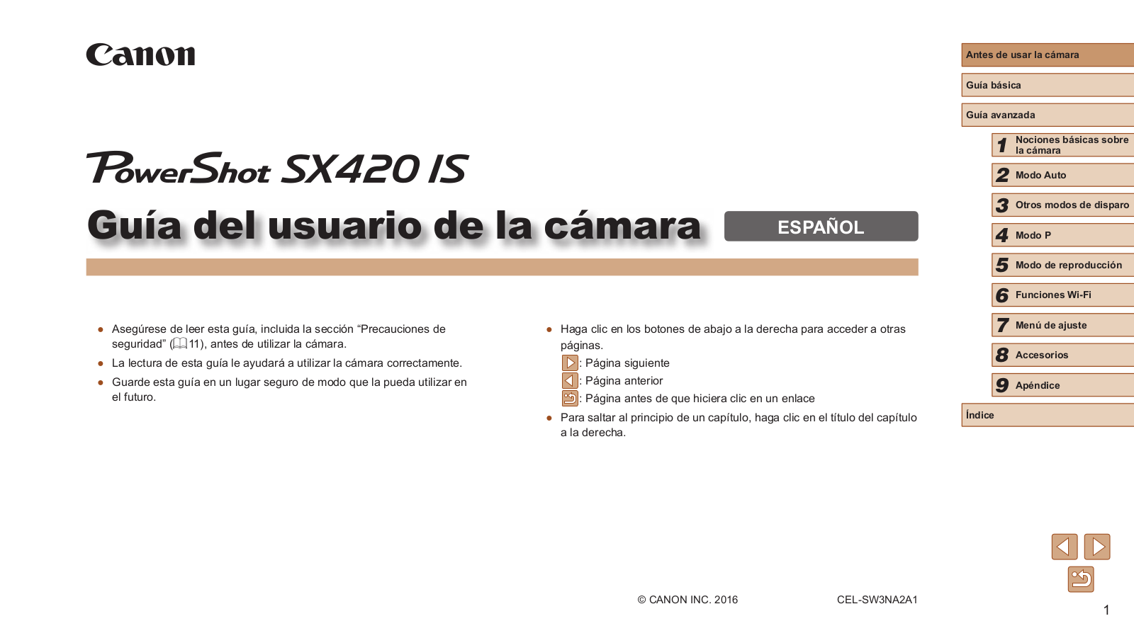 Canon SX420 IS User Manual