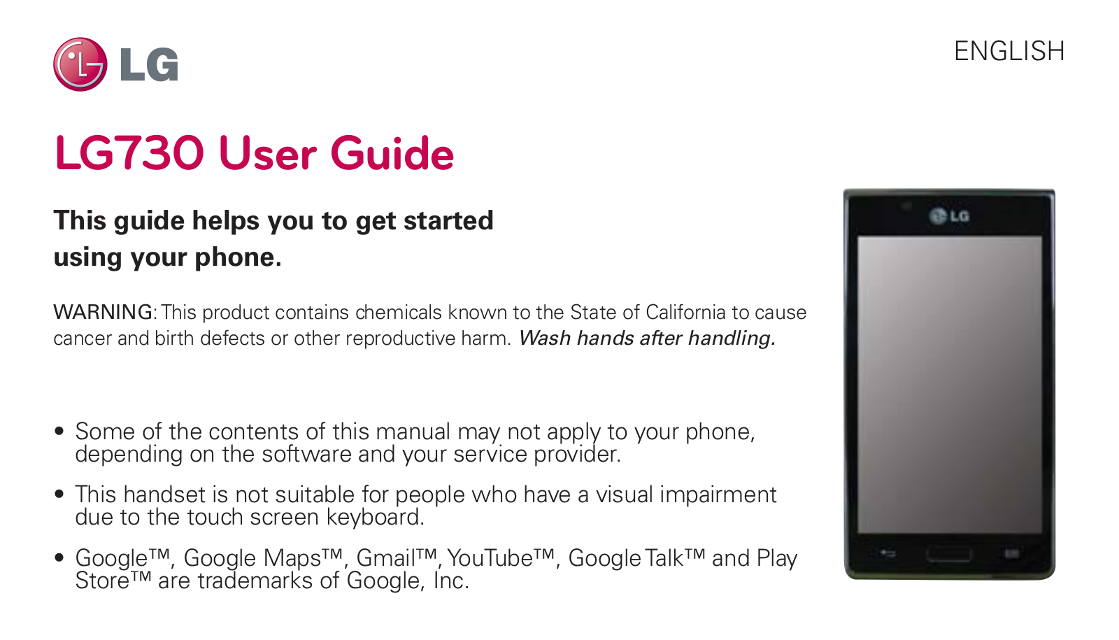 LG Electronics USA AS730 Users Manual