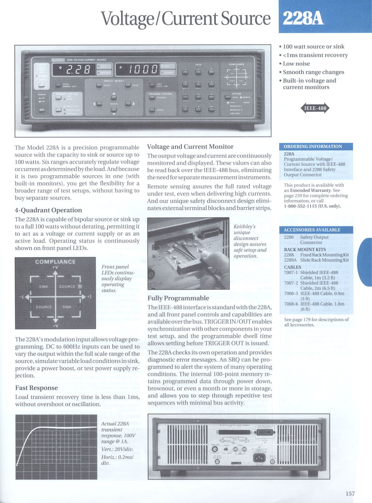 Keithley 228A Datasheet