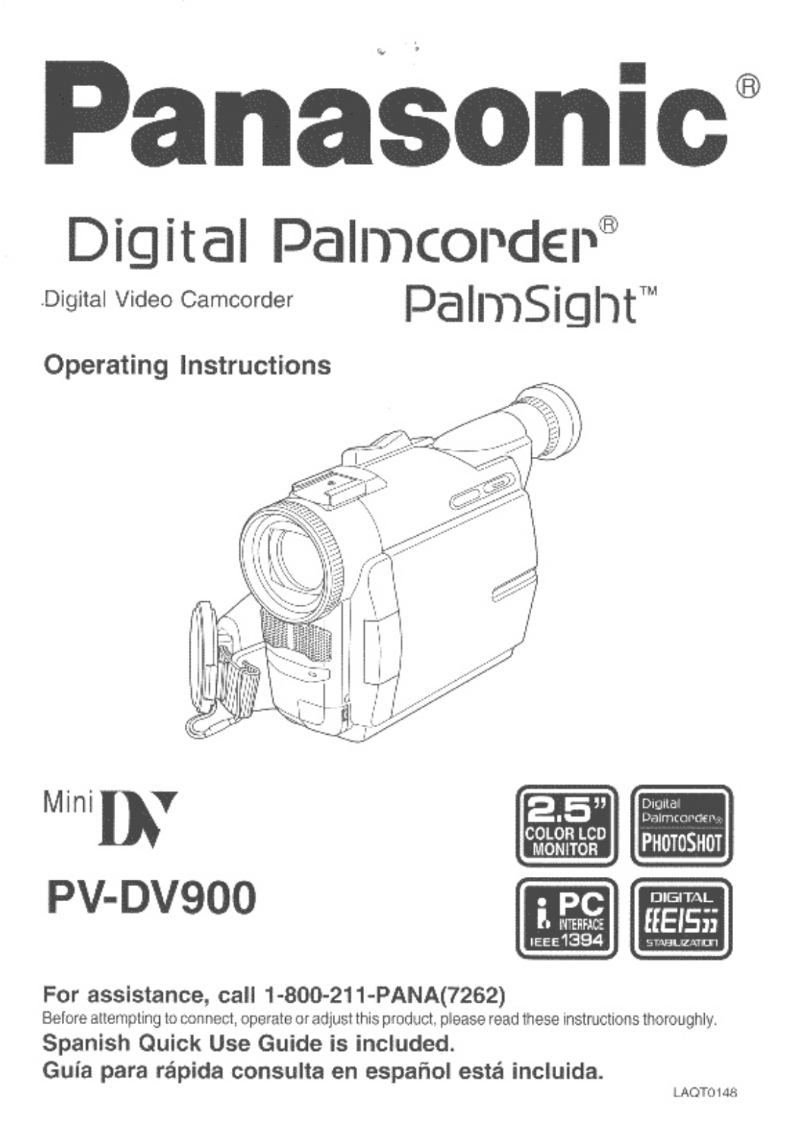 Panasonic PV-DV900 Operating Instruction