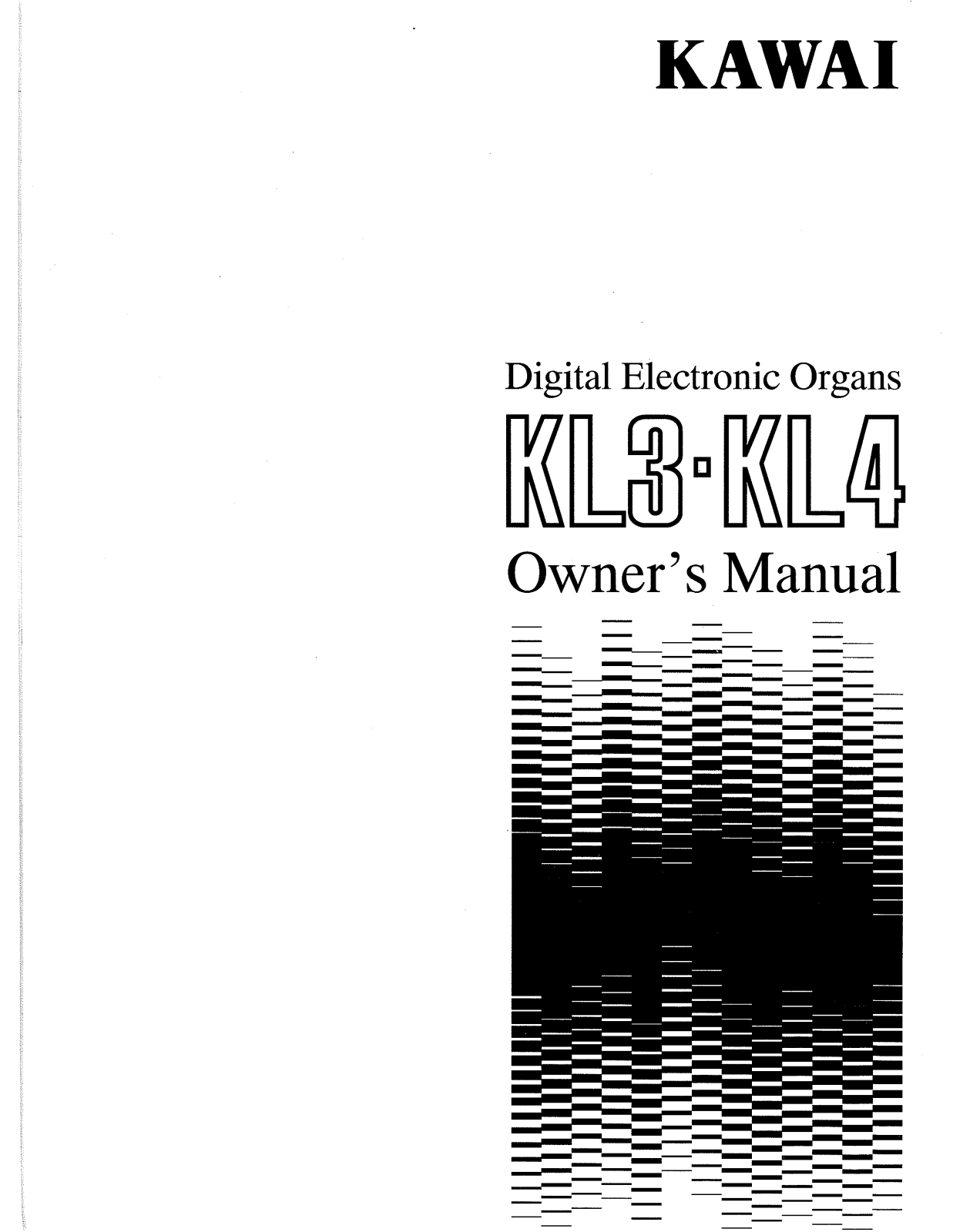 KAWAI KL3, KL4 User Guide