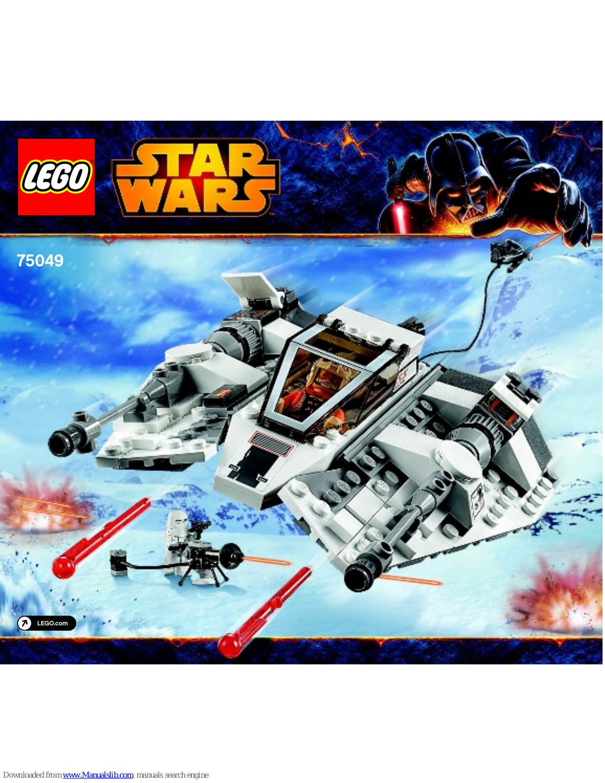 LEGO 75049, Star Wars 75049 Instructions For Use Manual