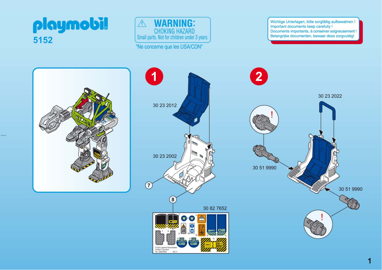 Playmobil 5152 Instructions