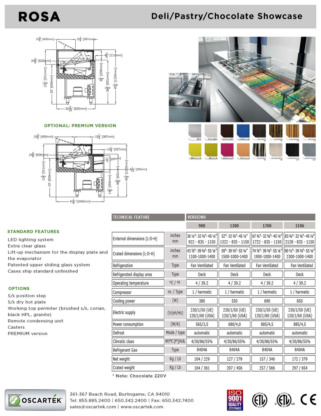 Oscartek ROSA DPC1700 User Manual